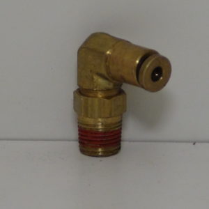 1/8 Hose x 1/8 NPTM 90 Degree Swivel Elbow Push To Connect