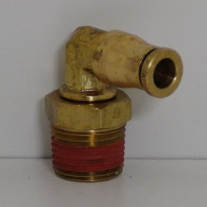 1/4 Hose x 3/8 NPTM 90 Degree Swivel Elbow Push To Connect