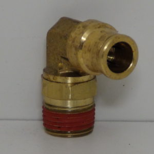 3/8 Hose x 3/8 NPTM 90 Degree Swivel Elbow Push To Connect