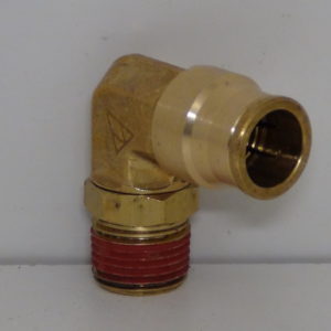 1/2 Hose x 3/8 NPTM 90 Degree Swivel Elbow Push To Connect