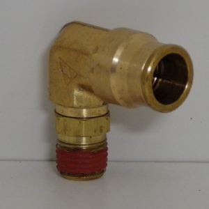 1/2 Hose x 1/4 NPTM 90 Degree Swivel Elbow Push To Connect