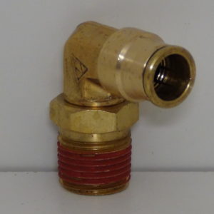1/2 Hose x 1/2 NPTM 90 Degree Swivel Elbow Push To Connect